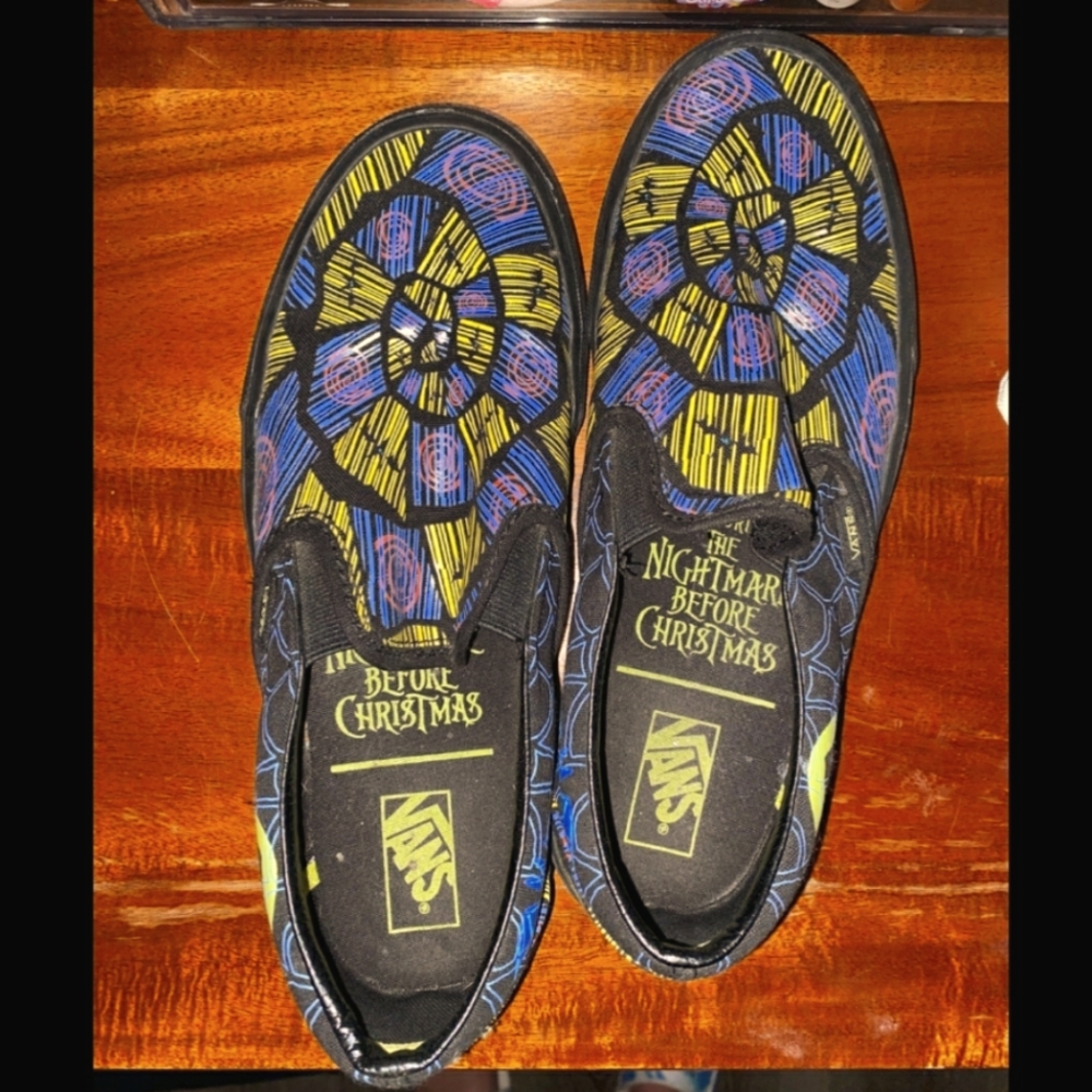 Disney the nightmare before Christmas Oogie boogie vans shoes w8